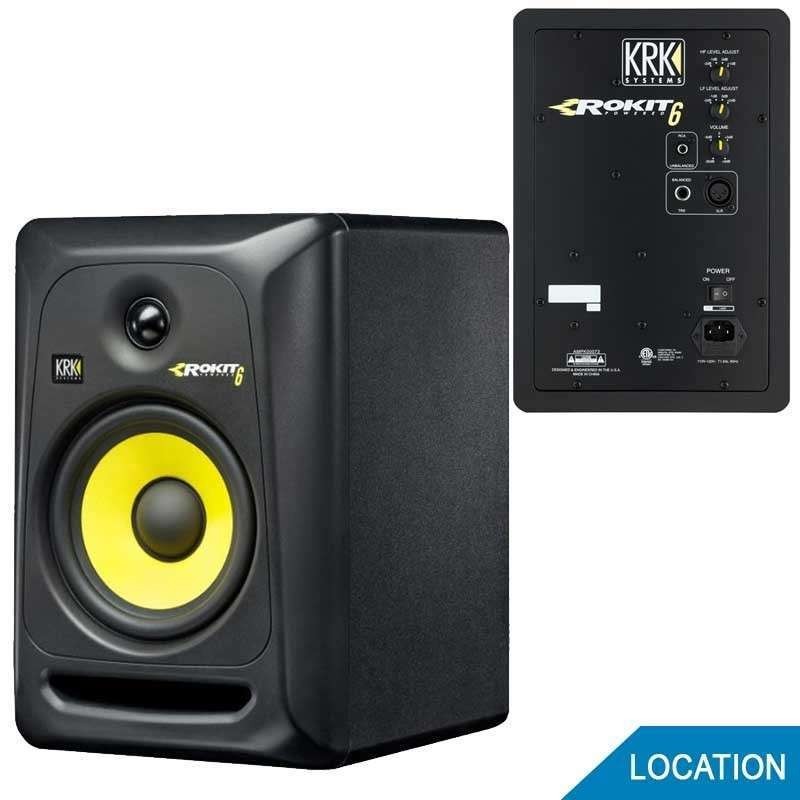 Enceinte monitoring Rokit 6 KRK bi-amplifiée