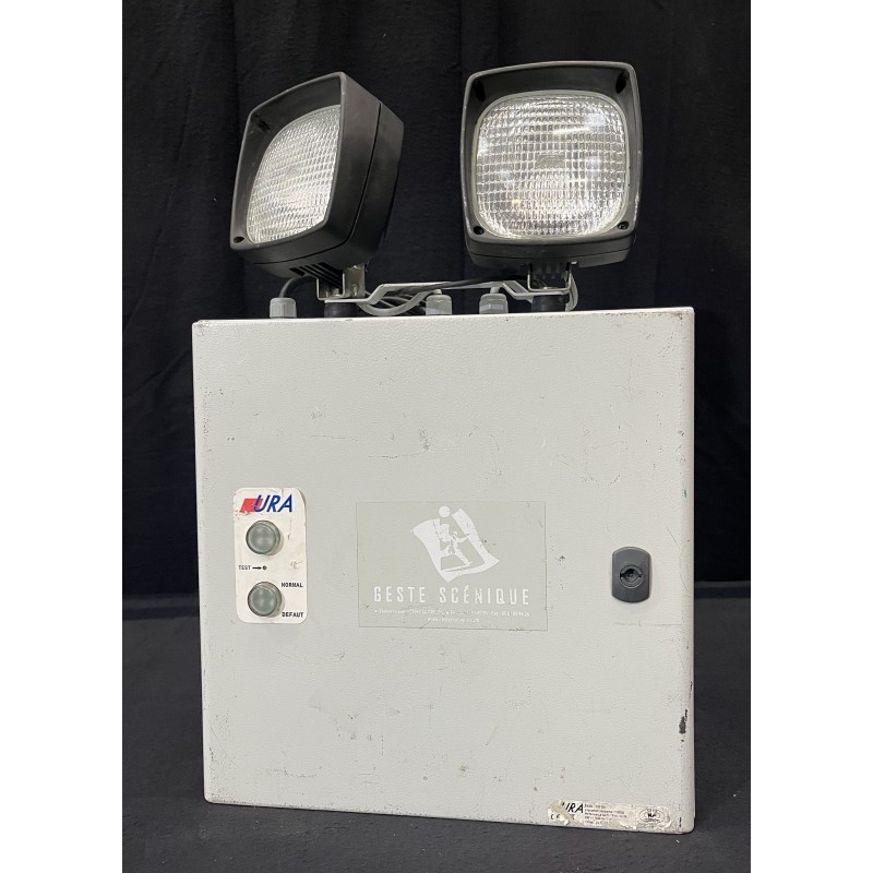 Bloc autonome de sécurité 2 phares URA 1400 lumens