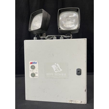 Bloc autonome de sécurité 2 phares URA 1400 lumens