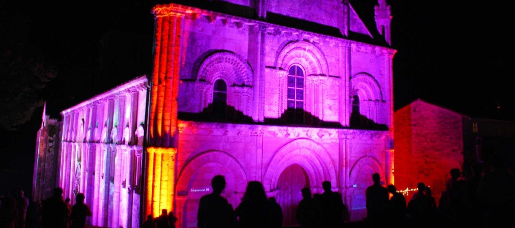 mise en valeur du patrimoine par l'eclairage d'une eglise