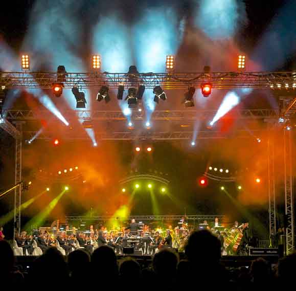 organisation lumiere et scène du festival violon sur le sable de royan 17